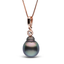 Load image into Gallery viewer, Brilliant Collection 10.0-11.0 mm Tahitian Baroque Pearl and Diamond Pendant