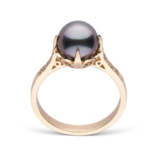 Load image into Gallery viewer, Capture Collection Diamond and Tahitian Pearl Ring
