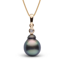 Load image into Gallery viewer, Brilliant Collection 10.0-11.0 mm Tahitian Baroque Pearl and Diamond Pendant

