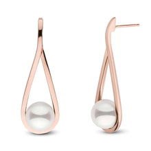 Load image into Gallery viewer, Cradle Collection Akoya Pearl Earrings
