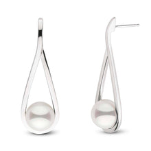 Load image into Gallery viewer, Cradle Collection Akoya Pearl Earrings
