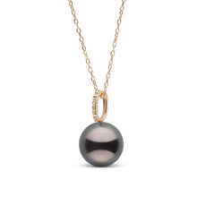 Load image into Gallery viewer, Forever Collection Tahitian Pearl and Diamond Pendant

