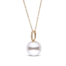 Load image into Gallery viewer, Forever Collection White South Sea Pearl and Diamond Pendant
